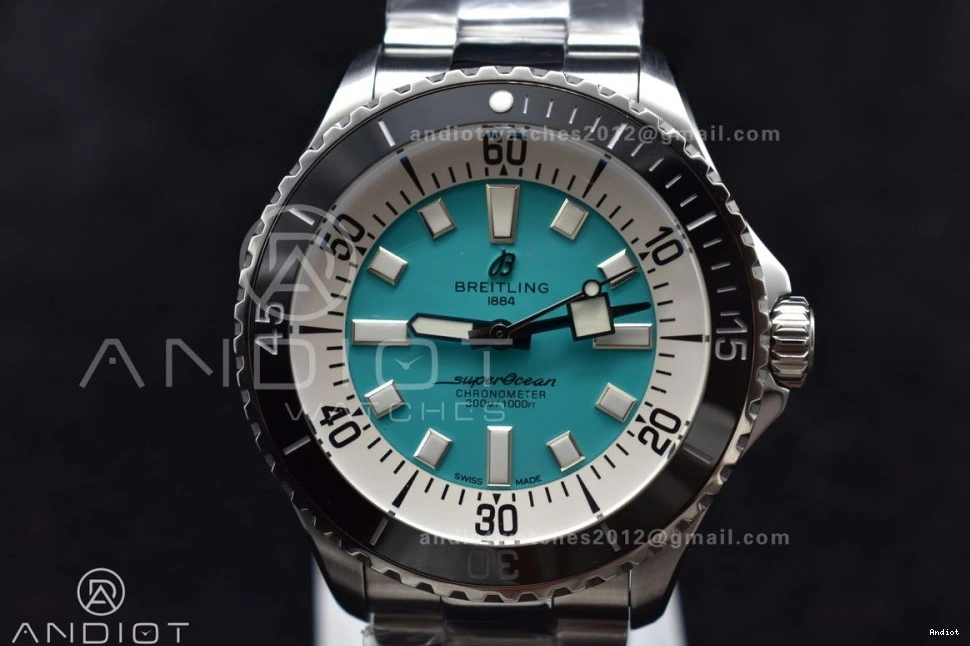 Bracelet Tiffany SS TF Best 1:1 on SuperOcean A2824 Automatic Dial Blue 44 Edition 0405